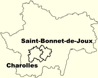 Charolles et Saint-Bonnet-de-Joux en Sa�ne-et-Loire